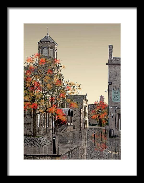 Lancaster Framed Print featuring the digital art Sulyard Street From Dalton Square mini by Joe Tamassy