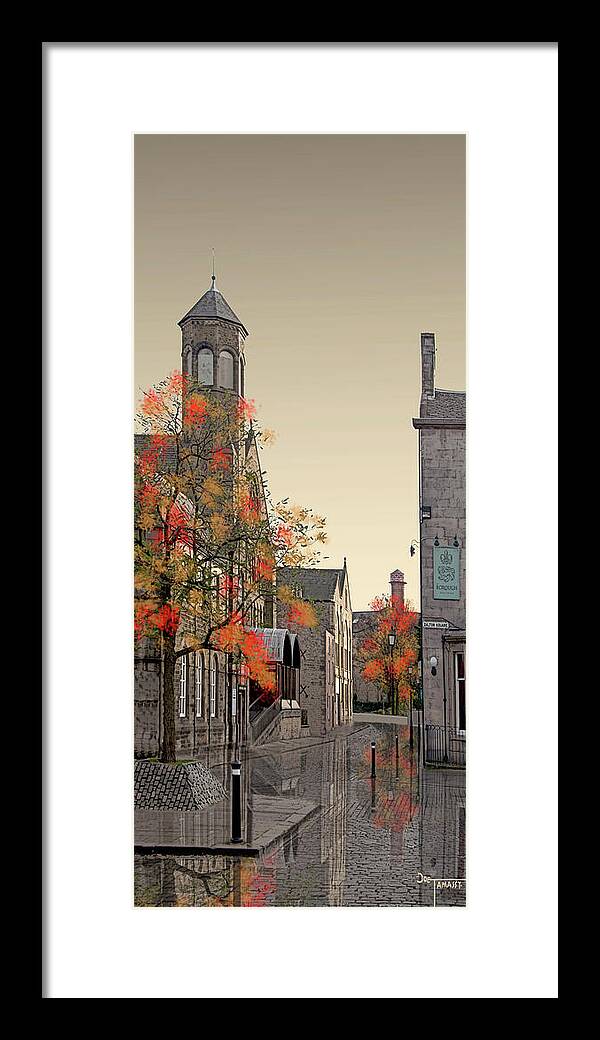 Lancaster Framed Print featuring the digital art Sulyard Street from Dalton Square by Joe Tamassy