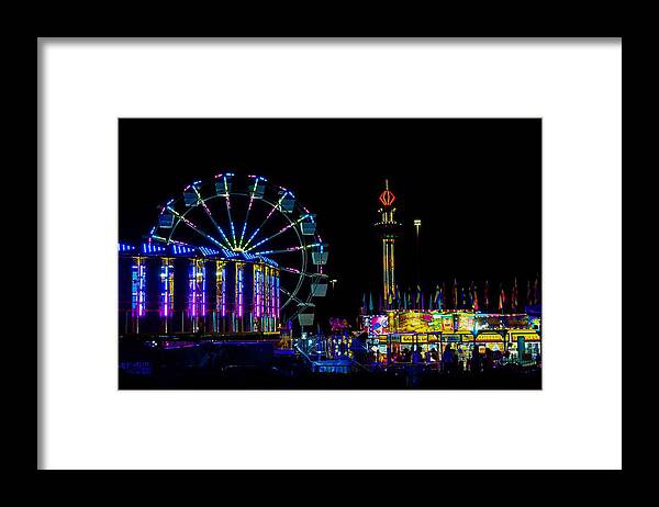  Framed Print featuring the photograph Summer Carnival 8 by Rodney Lee Williams