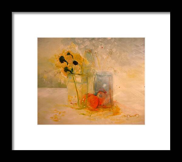 Artwork Framed Print featuring the painting Summer Light by Jack Diamond