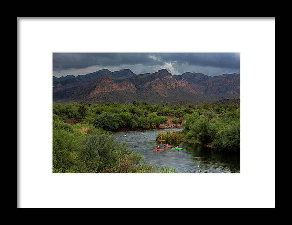 River Framed Print featuring the photograph Summer on the River by Sue Cullumber