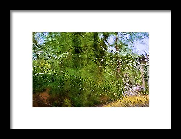 Summer Rain Framed Print featuring the photograph Summer rain by Tatiana Travelways