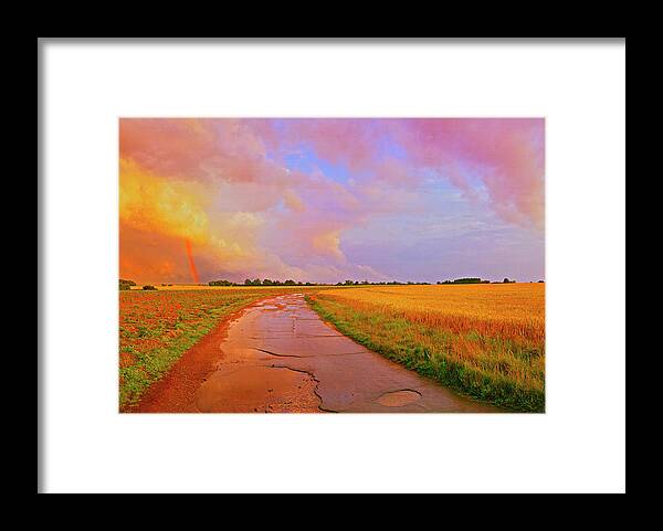 Sand Framed Print featuring the photograph Summer Storm Y by Jan W Faul