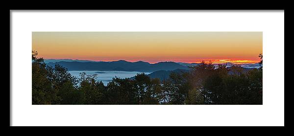Dawn Framed Print featuring the photograph Summer Sunrise - Almost Dawn by D K Wall