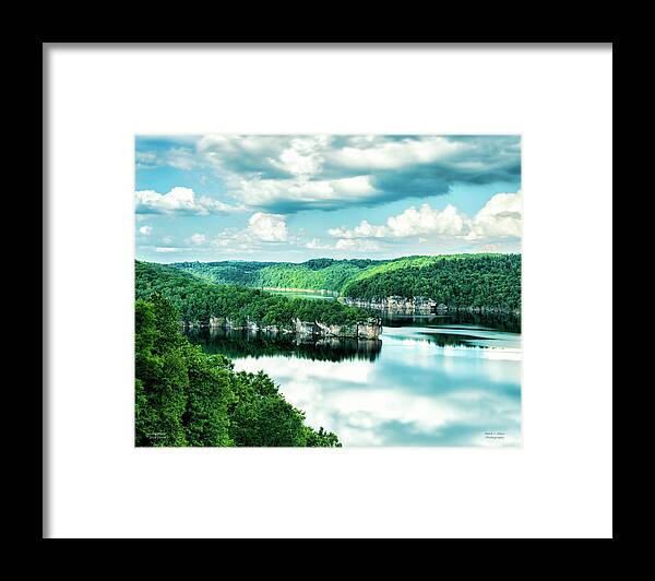 Summersville Framed Print featuring the photograph Summertime At Long Point by Mark Allen