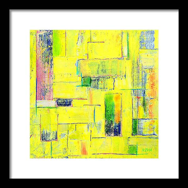 Viva Framed Print featuring the painting Summertime by VIVA Anderson