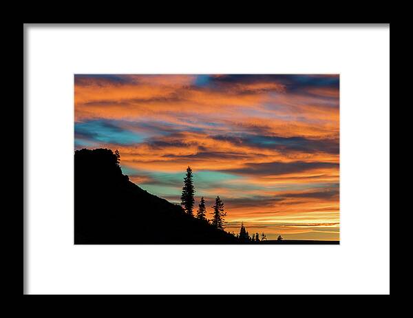 Sunset Framed Print featuring the photograph Summit Sunset by Randy Robbins