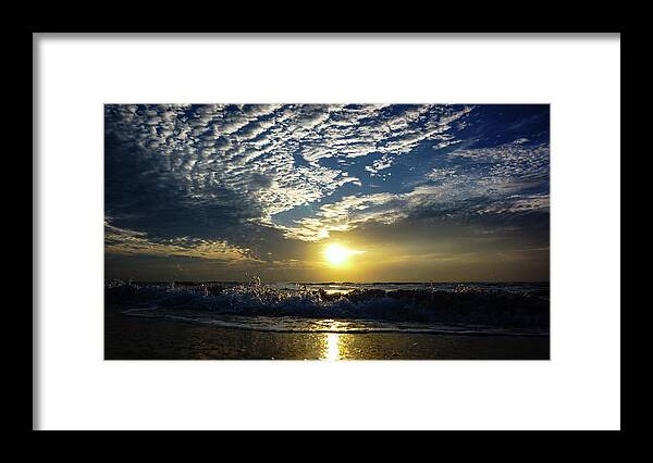 Florida Framed Print featuring the photograph Sun Crystals Delray Beach Florida by Lawrence S Richardson Jr