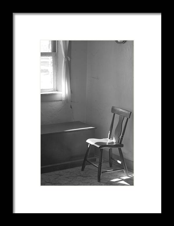Sunlight Framed Print featuring the photograph Sun Lights The Chair by Eric Tressler