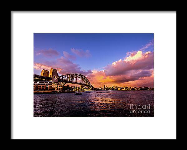 Water Framed Print featuring the photograph Sun Up by Perry Webster