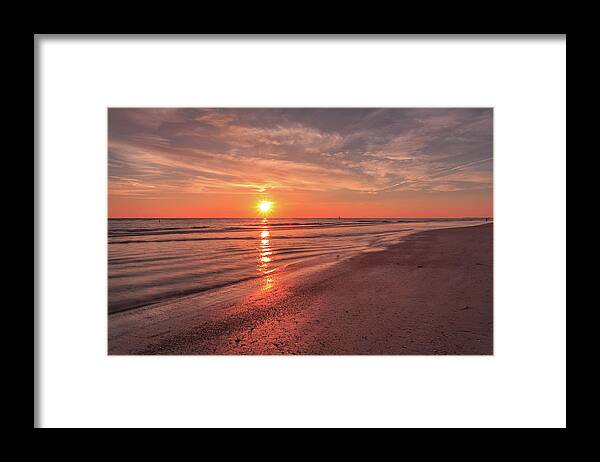 Sunset Framed Print featuring the photograph Sunburst at Sunset by Doug Camara