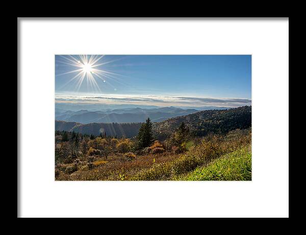  Framed Print featuring the photograph Sunburst by Donnie Smith