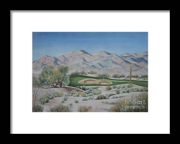 Golf Framed Print featuring the painting Sundance-Buckeye by Deborah Ronglien