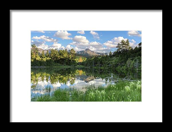 Landscape Framed Print featuring the photograph Sunday Afternoon by Angela Moyer