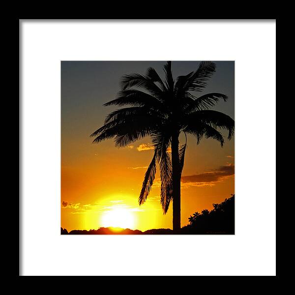 Sunset Framed Print featuring the photograph Sundown by Kerri Ligatich