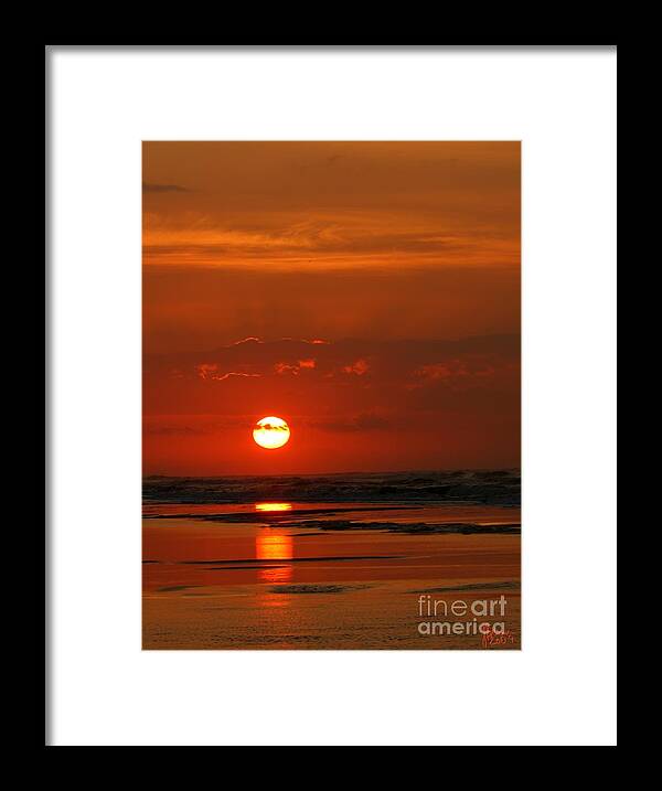 Sunrise Framed Print featuring the photograph Sunrise 3 by Jeff Breiman