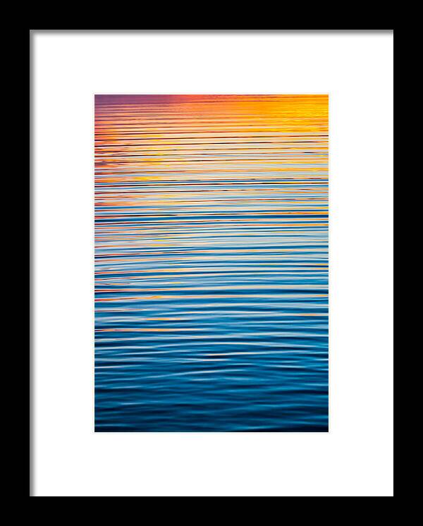 Abstract Framed Print featuring the photograph Sunrise Abstract by Parker Cunningham