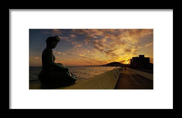 Landscape Framed Print featuring the photograph Sunrise at Jeju Island by Ng Hock How