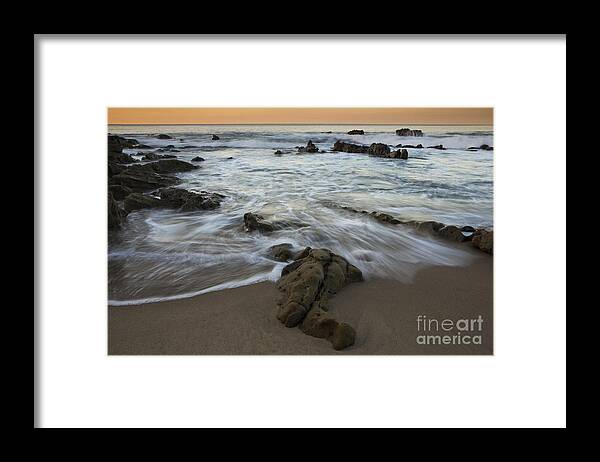 Laguna Beach Framed Print featuring the photograph Sunrise at Laguna Beach by Keith Kapple