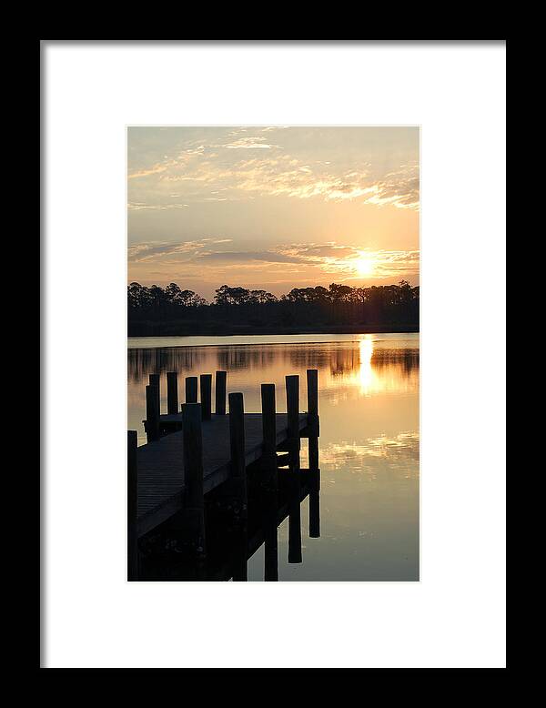 Surise Framed Print featuring the photograph Sunrise in Grayton Beach II by Robert Meanor