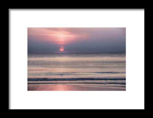 Sunrise In Corolla Framed Print featuring the photograph Sunrise, Corolla, NC by John Daly