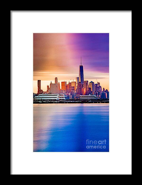 Sunrise Framed Print featuring the photograph Sunrise on Freedom by Jim DeLillo