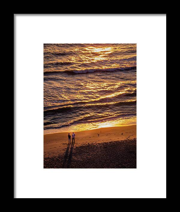 Atlantic Framed Print featuring the photograph Sunrise on Melbourne Beach by Frank Mari