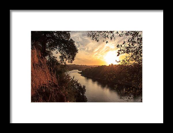 Sunrise Framed Print featuring the photograph Sunrise over Fair Oaks by Randy Wehner