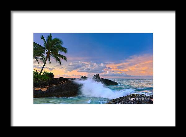 Beach Framed Print featuring the photograph Sunrise Secret Beach - Maui by Henk Meijer Photography
