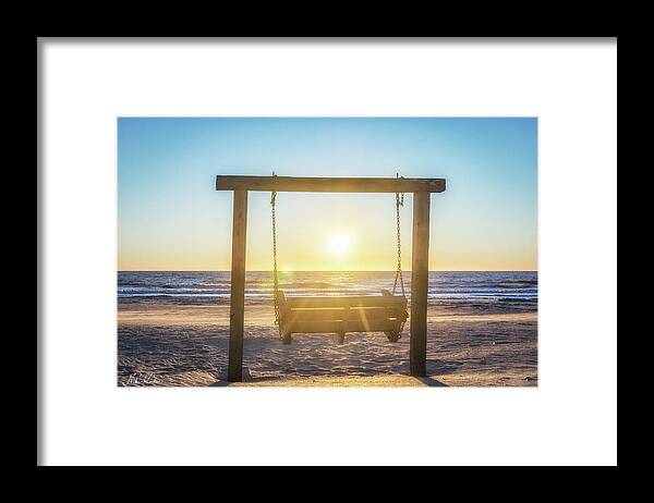 Georgia Framed Print featuring the photograph Sunrise Swings by Framing Places