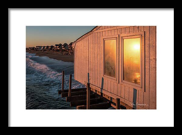 Sunrise Framed Print featuring the photograph Sunrise the Other Way 2409 by Dan Beauvais
