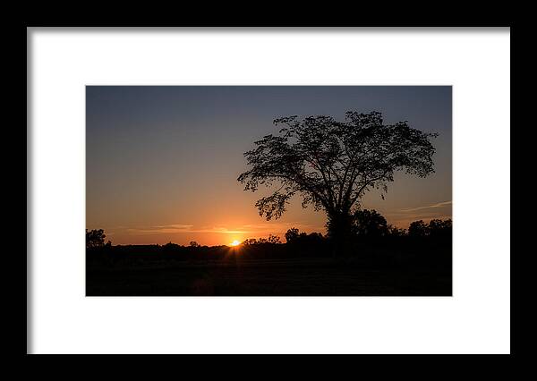 Nature Framed Print featuring the photograph Sunset   by Holden The Moment