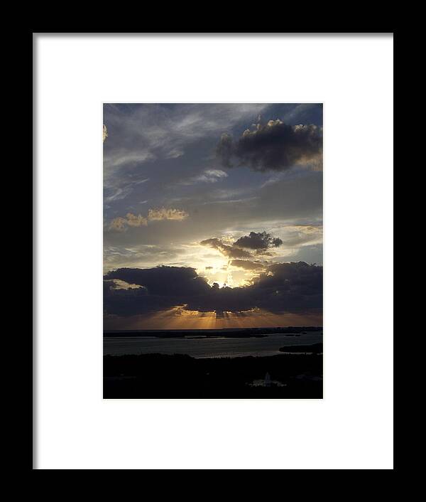 Sunset Framed Print featuring the photograph Sunset 0044 by Laurie Paci