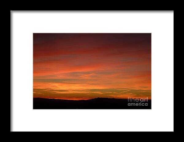 Absence Framed Print featuring the photograph Sunset 4 by Jean Bernard Roussilhe
