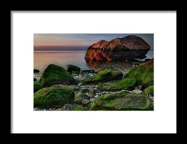 Sunset Framed Print featuring the photograph Sunset at Horton Point by Rick Berk