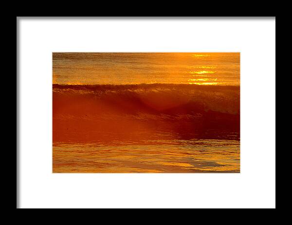 Landscape Framed Print featuring the photograph Sunset at San Onofre by Brad Scott