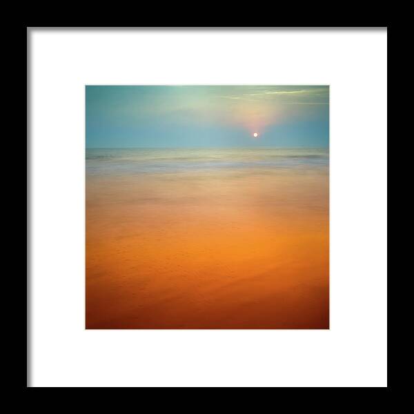 India Framed Print featuring the photograph Sunset at Verkala by Peter OReilly