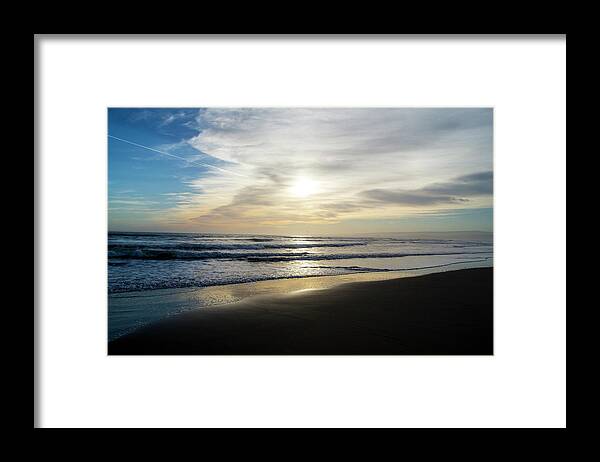 Sunset Framed Print featuring the photograph Sunset beach by Jason Hughes