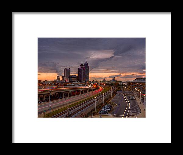Sunset Framed Print featuring the photograph Sunset Drama by Brad Boland
