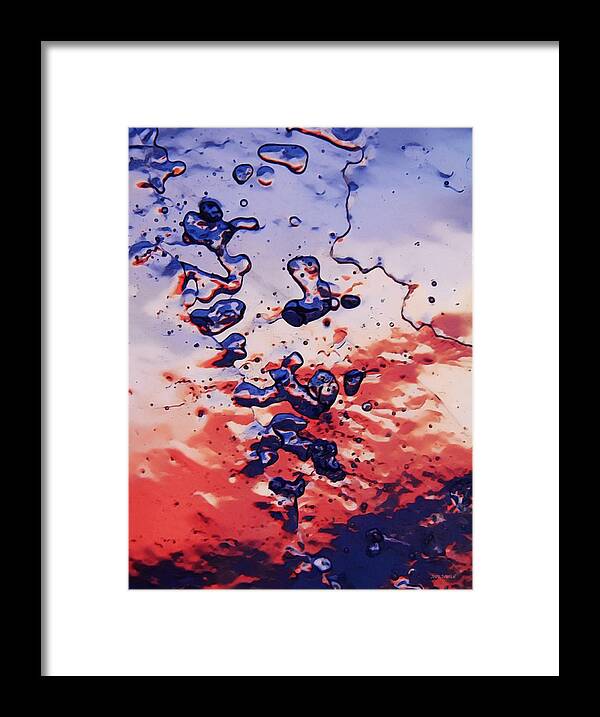 Flakes Framed Print featuring the photograph Sunset Flakes by Sami Tiainen