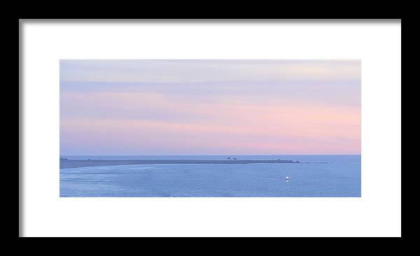 Irish Beach Framed Print featuring the photograph Sunset from Irish Beach by Lisa Dunn