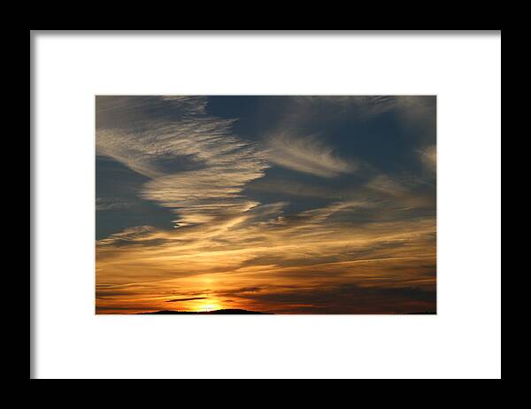 Bar Harbor Framed Print featuring the photograph Sunset In Bar Harbor by Living Color Photography Lorraine Lynch