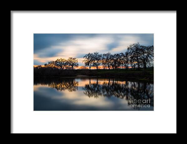 San Joaquin Framed Print featuring the photograph Sunset in Motion by Anthony Michael Bonafede