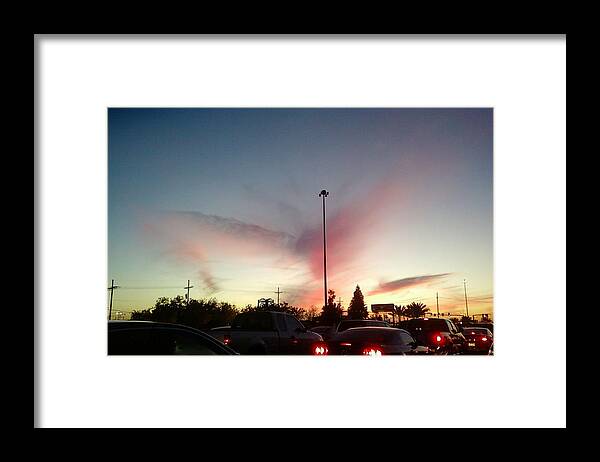Sunset Framed Print featuring the photograph Sunset in the City 1 by Diane Ferguson