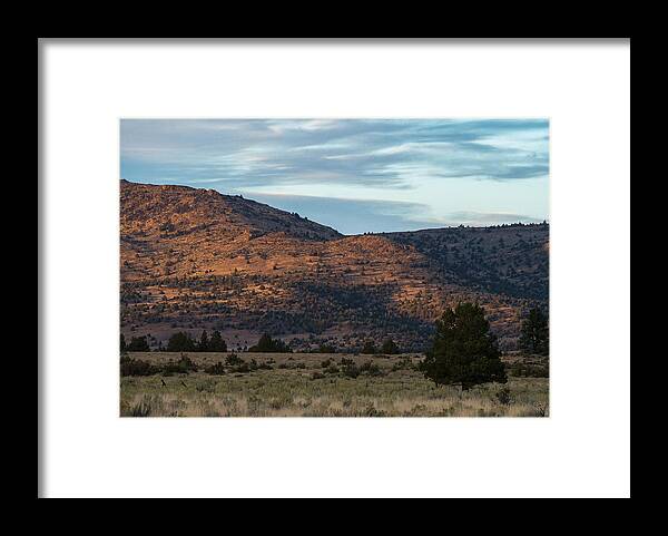 Lassen Framed Print featuring the photograph Sunset in Willow Creek Valley by The Couso Collection