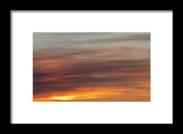 Clouds Framed Print featuring the photograph Serenity by Kevin Schwalbe