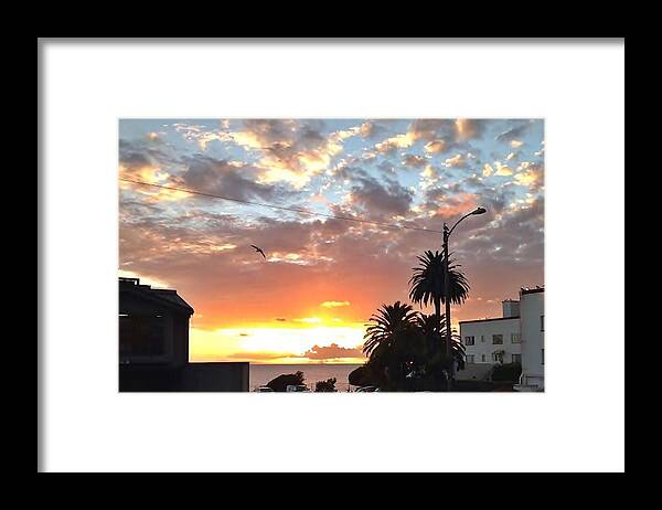 Laguna Beach Framed Print featuring the photograph Sunset Laguna Oct 2015 by Dan Twyman