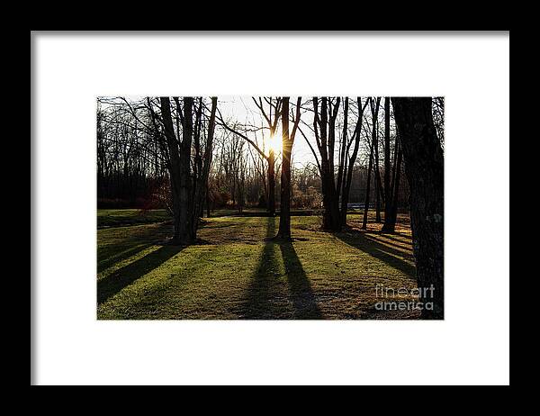 Sunset Framed Print featuring the photograph Sunset by Les Greenwood
