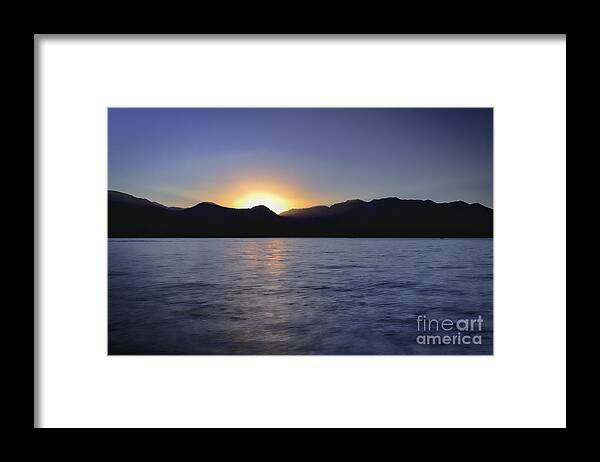 Sunset On Maggie's Peaks Framed Print featuring the photograph Sunset On Maggie's Peaks by Mitch Shindelbower