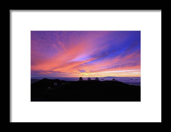  Framed Print featuring the photograph Sunset over the Clouds by M C Hood